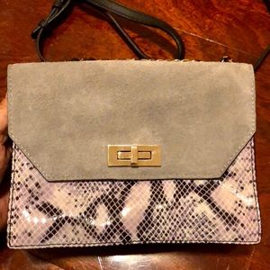 Gorgeous Lancaster suede leather crossbody bag